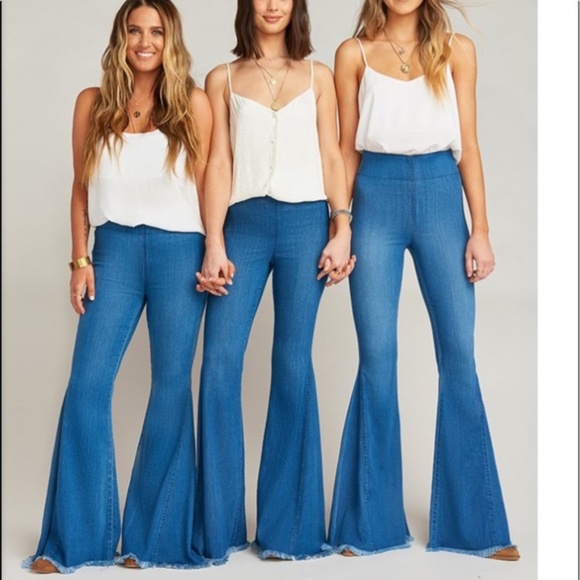 Show Me Your MuMu Denim - SHOW ME YOUR MUMU  Ocean blue Berkley Bells New